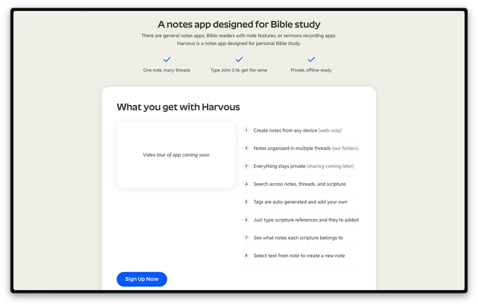 Harvous.com, the earlier version